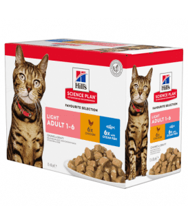 Chat Adult Light Pack Mixte Sachet repas