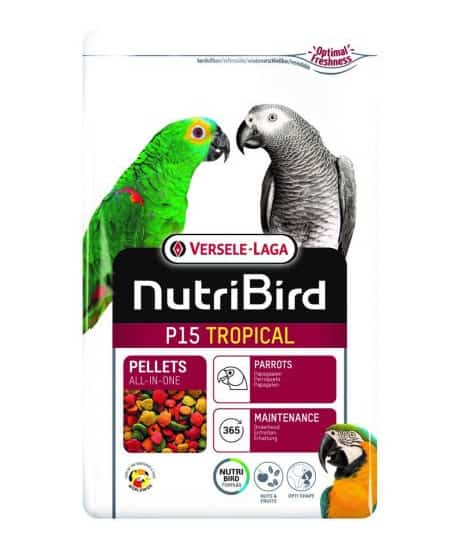 Nutribird Perroquets P15 Tropical (extrudé)