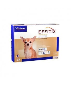Effitix Spot On Très Petit Chien 1,5-4 kg