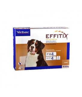 Effitix Spot On Très Grand Chien 40-60 kg