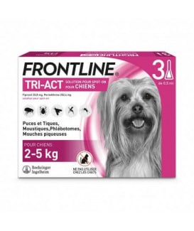Frontline Tri-Act XS Chien 2-5 kg