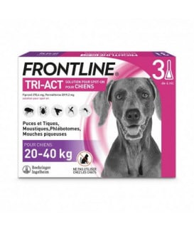 Frontline Tri-Act L Chien 20-40 kg