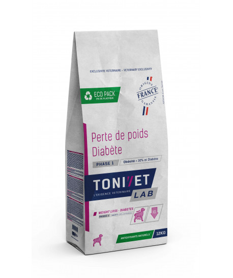 Tonivet Chien Perte de Poids Diabète Phase1