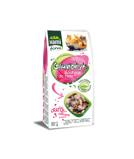 Friandises rongeurs boutons de roses