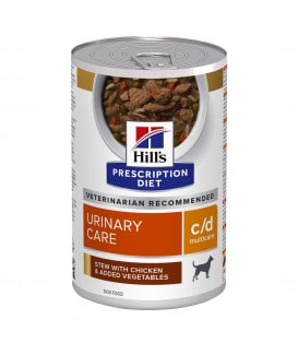Chien C/D Urinary Multicare Mijotés Poulet & Légumes