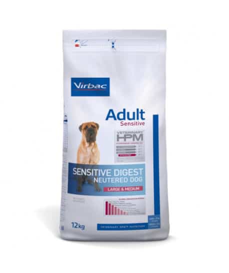 Veterinary HPM Dog Adult Neutered Sensitive Digest Large Medium