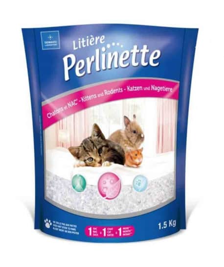 Litière absorbante Perlinette Chatons et Nac Micro-granules
