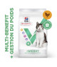 Chat Multi-Benefit + Weight Young Adult Poulet