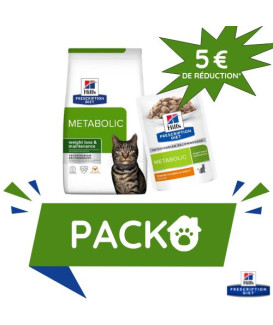 Pack Hill's Chat Metabolic Poulet 3kg