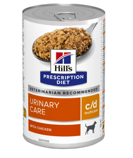 Chien c/d Urinary Multicare Poulet