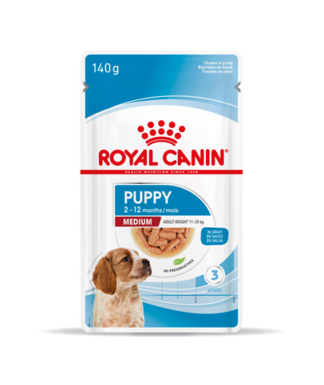 Dog Puppy Medium Sachet repas