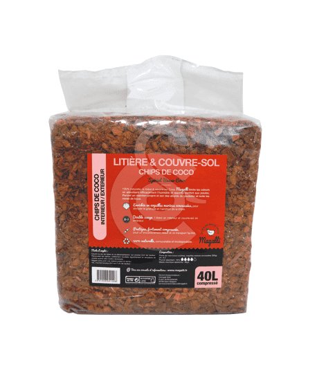 Litière et Couvre sol Chips Coco Spécial Basse-Cour