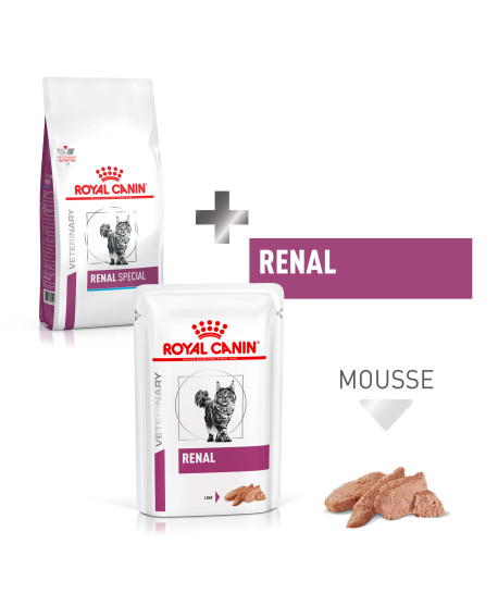 Pack Cat Renal Special + Sachets Repas Renal Poulet Mousse