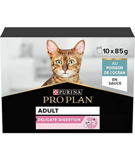 Pro Plan Cat Delicate Digestion Poisson En Sauce