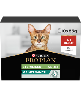 Pro Plan Cat Sterilised Maintenance Boeuf En Sauce