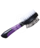 Brosse Perfect Care Chat double : à picots métals et poils