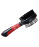 Brosse Perfect Care double : à picots métals et poils