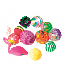 Jouet chat Zolux : balles fantaisies