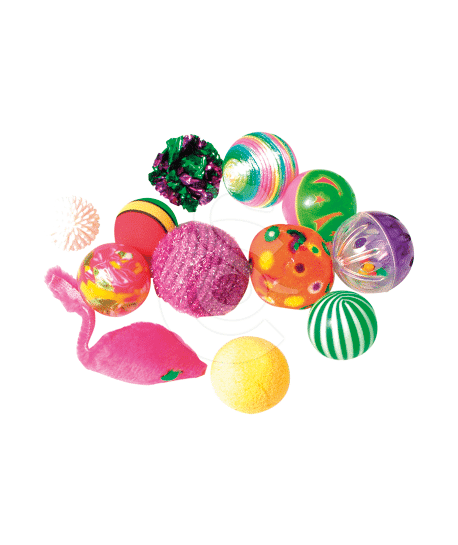 Jouet chat Zolux : balles fantaisies