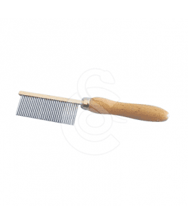 Peigne manche en bois