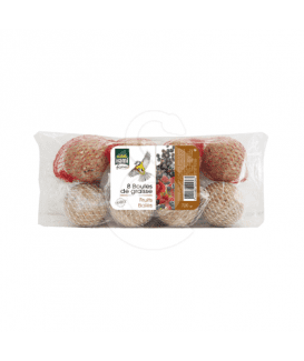 Boules de graisse Fruits + Baies