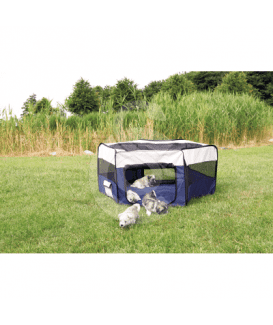 Parc à chiots pliant en tissu