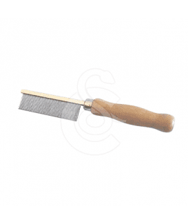 Peigne manche en bois