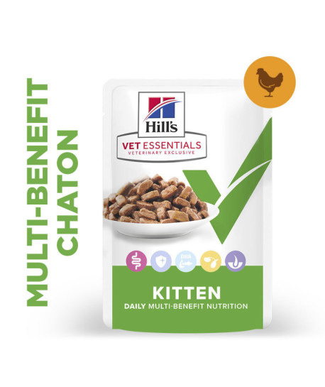 Chat Multi-Benefit Kitten Poulet