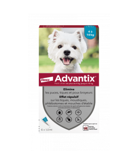 Advantix Petit Chien 4-10 kg