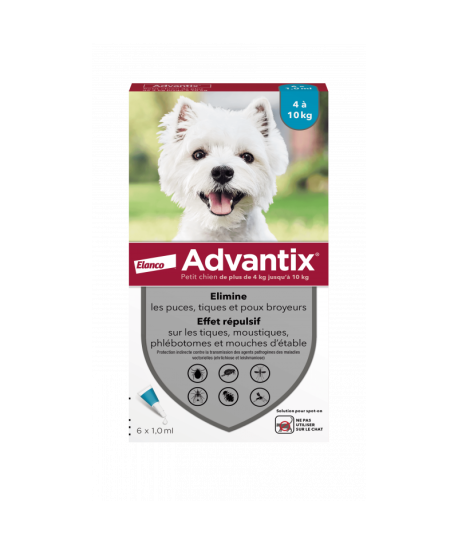 Advantix Petit Chien 4-10 kg