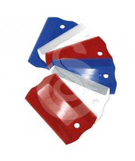 Peigne à puces sans manche en plastique