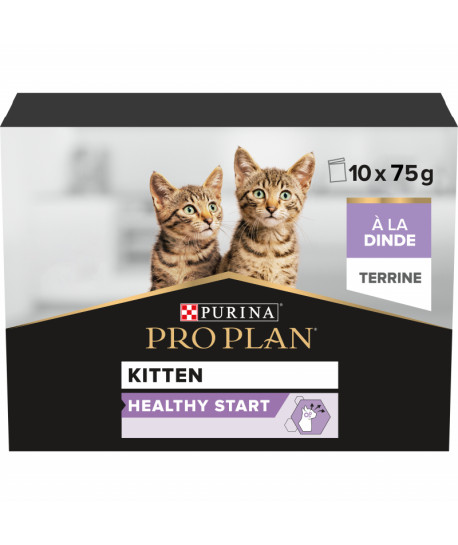 Pro Plan Cat Kitten Dinde Terrine Multipack