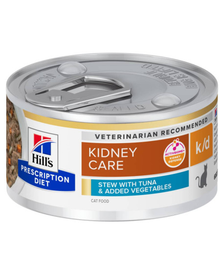 Chat k/d Kidney Mijotés Thon & Légumes