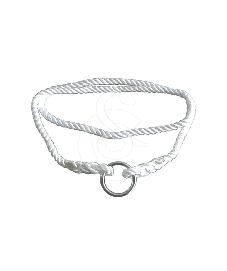 Lac de vêlage en polyamide avec anneau métal