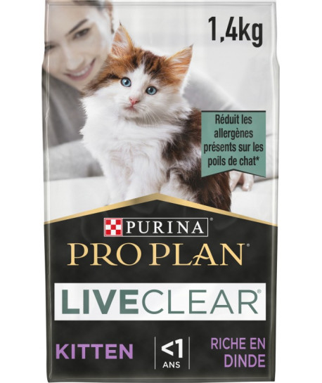 Pro Plan Cat Liveclear Kitten Dinde