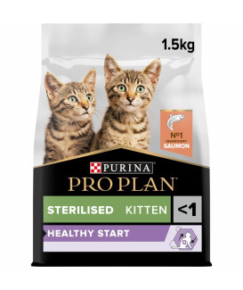 Pro Plan Cat Sterilised Kitten Healthy Start Saumon