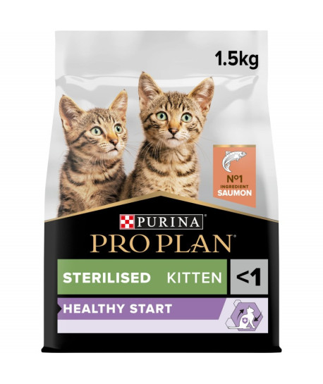 Pro Plan Cat Sterilised Kitten Healthy Start Saumon