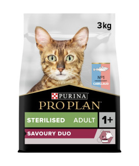 Pro Plan Cat Sterilised Adult Savoury Duo Cabillaud / Truite