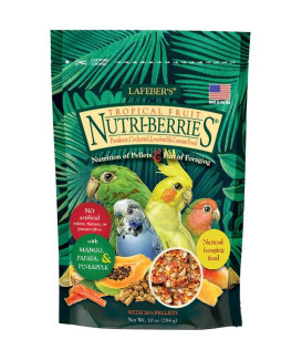Nutri-Berries Tropical Fruit Parakeet & Cockatiel
