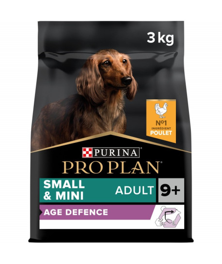 Pro Plan Dog Small / Mini Adult 9+ Defence Poulet