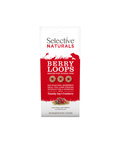 Selective Naturals Berry Loops pour cochons d'Inde