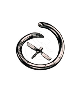 Anneau taureau Hauptner à vis en S