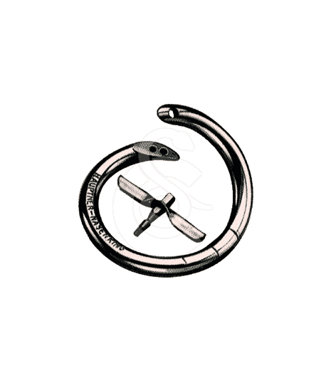 Anneau taureau Hauptner à vis en S