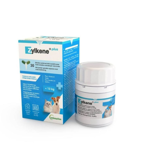 Zylkene Plus 75MG pour chiens et chats jusqu'à 10kg