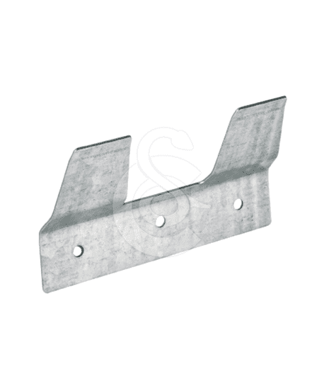 Fixation murale zinguée pour seau à veau