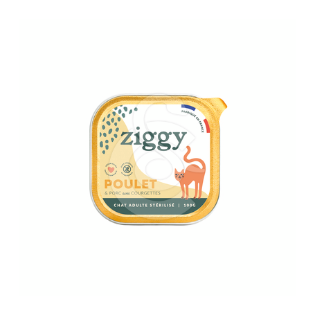 Ziggy Chat Adulte Stérilisé Poulet Pâtée