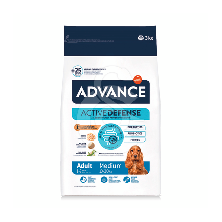 Advance Chien Active Defense Adult Medium Poulet