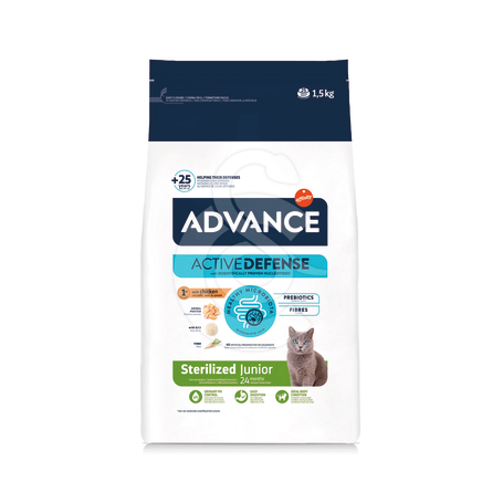 Advance Active Defense Chat Junior Sterilized Poulet