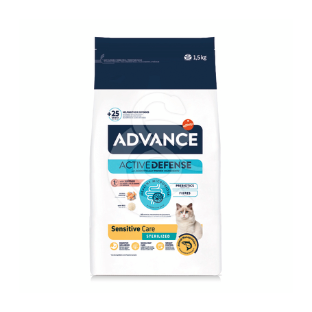 Advance Active Defense Chat Sterilized Sensitive Care Saumon