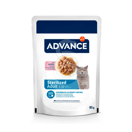 Advance Chat Adult Sterilized Dinde Sachet Repas